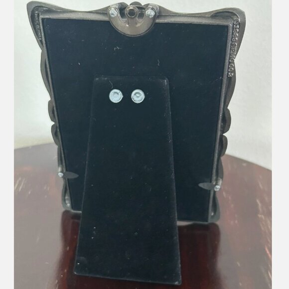 Vintage NOS 1989 Semo Pewter Photo Frame 5 x 7" Made in Korea w/Box - Picture 6 of 8